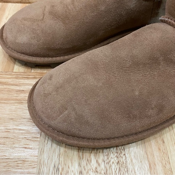 KIRKLAND Signature Genuine Sheepskin Shearling Short Boots Size 8 - Picture 3 of 12